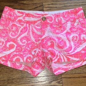Lilly Pulitzer Pink Walsh Shorts